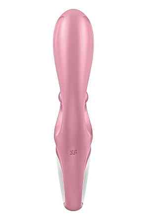 Смарт вібратор-кролик Satisfyer Hug Me Pink, 2 мотори, діаметр 4,2см, широка кліторальна частина Sex Aura Київ