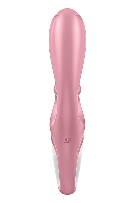 Смарт вібратор-кролик Satisfyer Hug Me Pink, 2 мотори, діаметр 4,2см, широка кліторальна частина Sex Aura Київ - фото 5