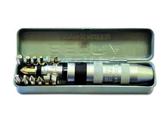 Викрутка ударна 13 насадок, металевий футляр, Cr-V арт.47-411 ТМ BERG   Solmir Київ