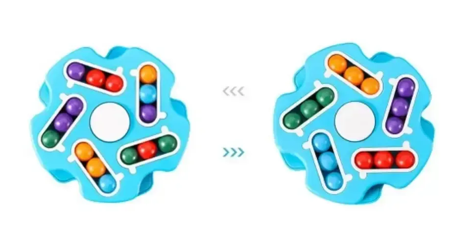Детский развивающий вращающийся волшебный спинер, головоломка антистресс Коломыя - изображение 3