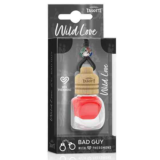 Ароматизатор для авто з феромонами пробка "Wild Love" Bad Guy (Поганець) 7мл Tasotti Київ