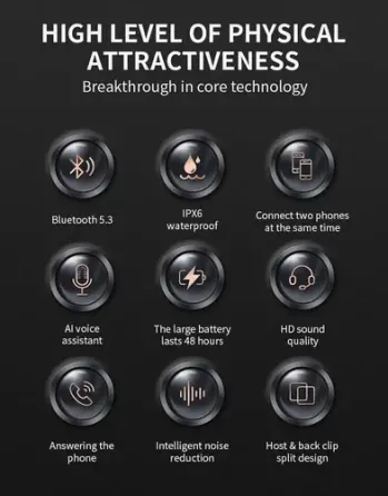 Беспроводная мотогарнитура Y10 на шлеме Bluetooth 5.3 Коломыя