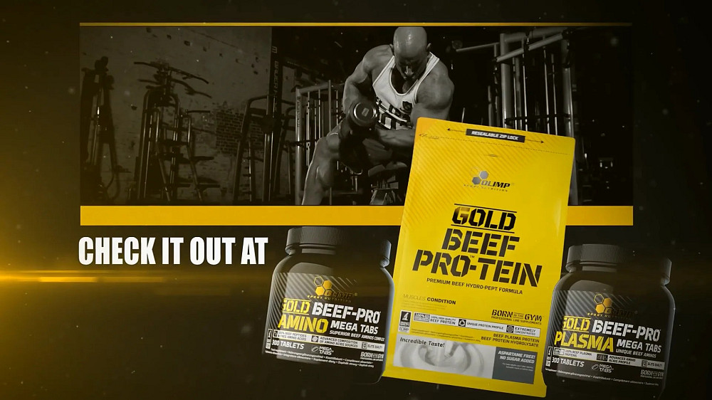 Протеин Olimp Gold Beef Pro-Tein 700 г, Cookies cream Луцк - изображение 3