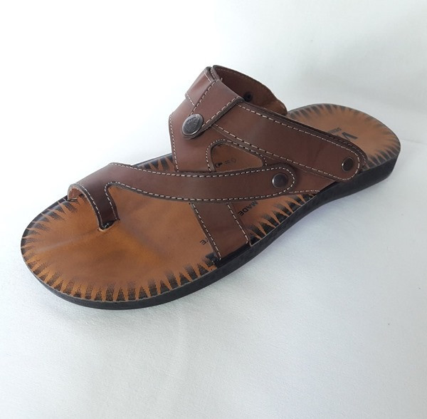 Чоловічі Шльопанці Тапочки Сланці В'єтнамки Коричневі (розміри: 41,42,44) Дніпро - фото 2