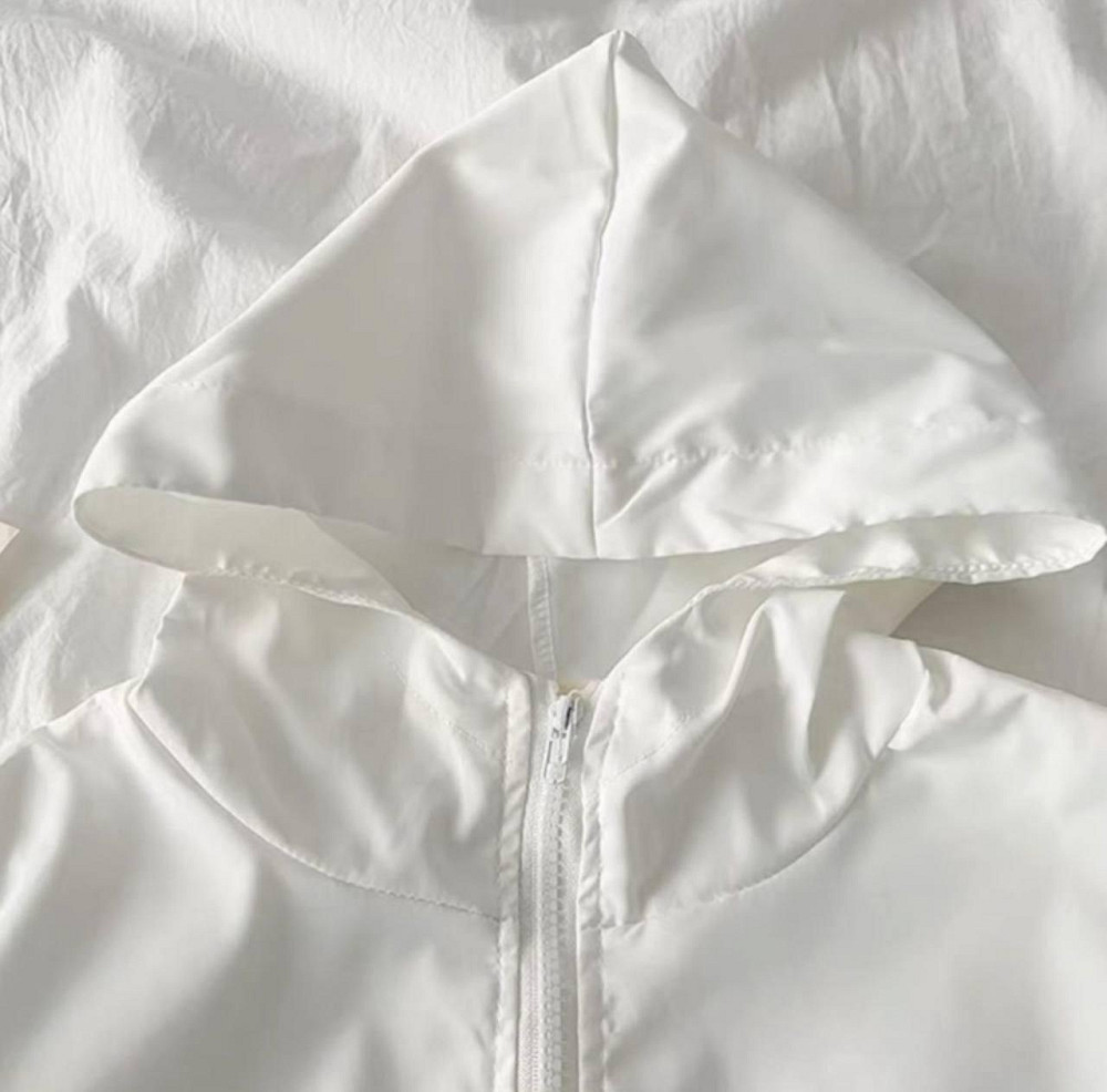 Жіноча спортивна оверсайз ветровка  з капюшоном плащівка Одеса - фото 2