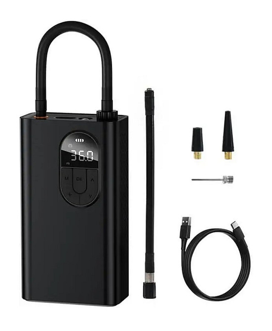 Автомобільний насос Baseus Energy Source Inflator Pump Black Киев - изображение 1