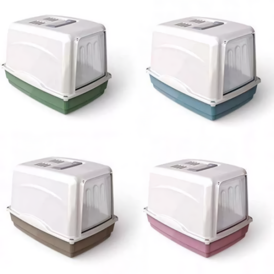 Закритий туалет для котів Vicky з фільтром, розмір 54 x 39 x 39 см Київ