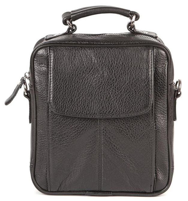 Сумка SHVIGEL 00875 з високоякісної шкіри Чорна Київ - фото 8