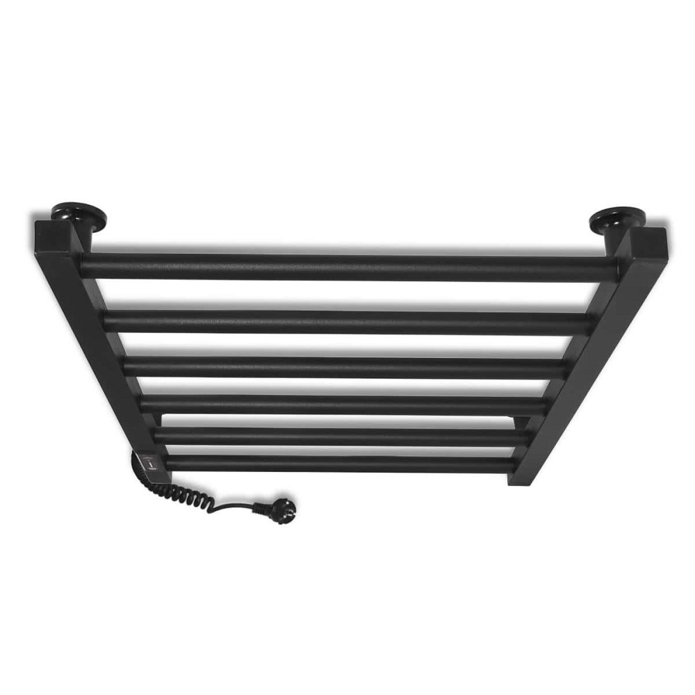 Електрична рушникосушарка Laris Зебра Альфа ЧФЧ6 500Х600 Е чорна, праве підключення Київ - фото 3