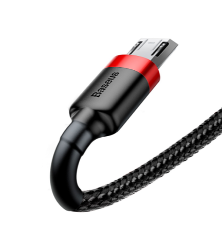 Кабель USB MicroUSB BASEUS CAMKLF-B91 Cafule 2,4A 1м червоний/чорний Житомир