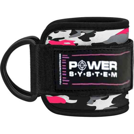 Манжети на щиколотку Power System PS-3470 Ankle Strap Camo Pink/Black Кам'янське