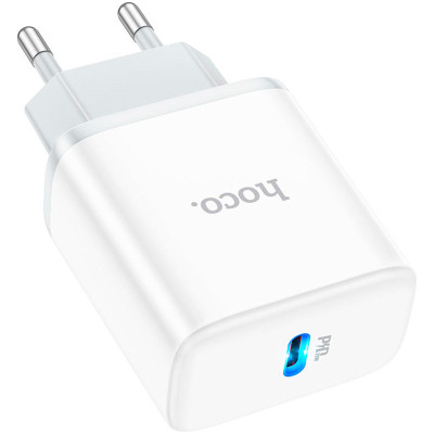 Зарядний пристрій HOCO C104A Stage USB-C PD20W White (6931474782892) Вінниця - фото 3