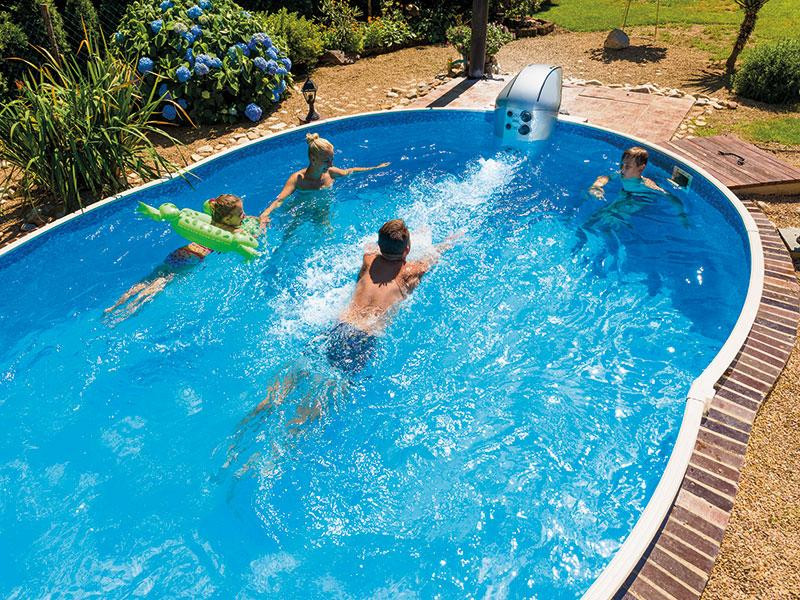 Басейн каркасний овальний Azuro 404DL 5.5 х 3.7 х 1.2 м Wood морозостійкий Київ - фото 8