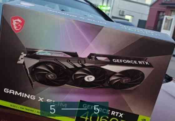 Видеокарта 4060ti 16Gb. MSI Gaming X Slim. Киев