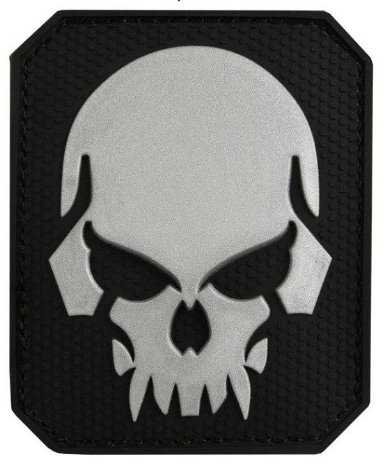 Шеврон 3D PVC на липучке Mil-Tec 16832102 “Skull
