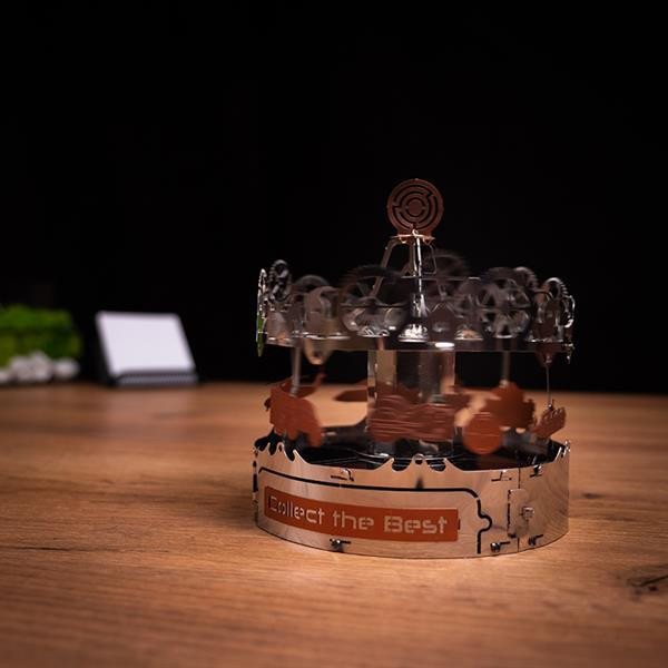 Колекційна модель-конструктор Metal Time Riding the Best Карусель механічна (MT042) Харків - фото 17