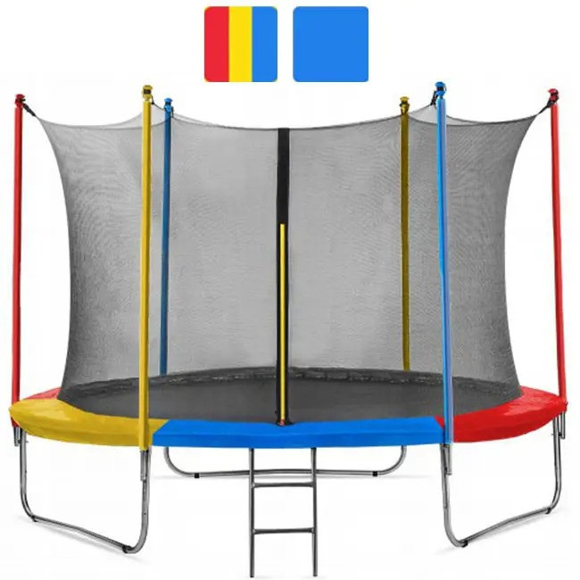 Батут 305 см Just Fun з внутрішньої сіткою та драбинкою Різні кольори Київ - фото 1