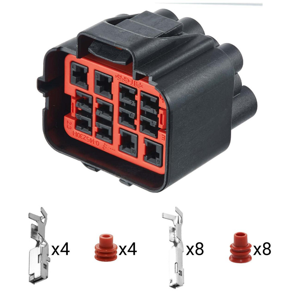 Роз'єм конектор 12-кон., Фара, 0-1452299-1, 0-1452300-1, 0-1452301-1, TE Америка, Японія Ford, Mazda 41274 Київ - фото 1