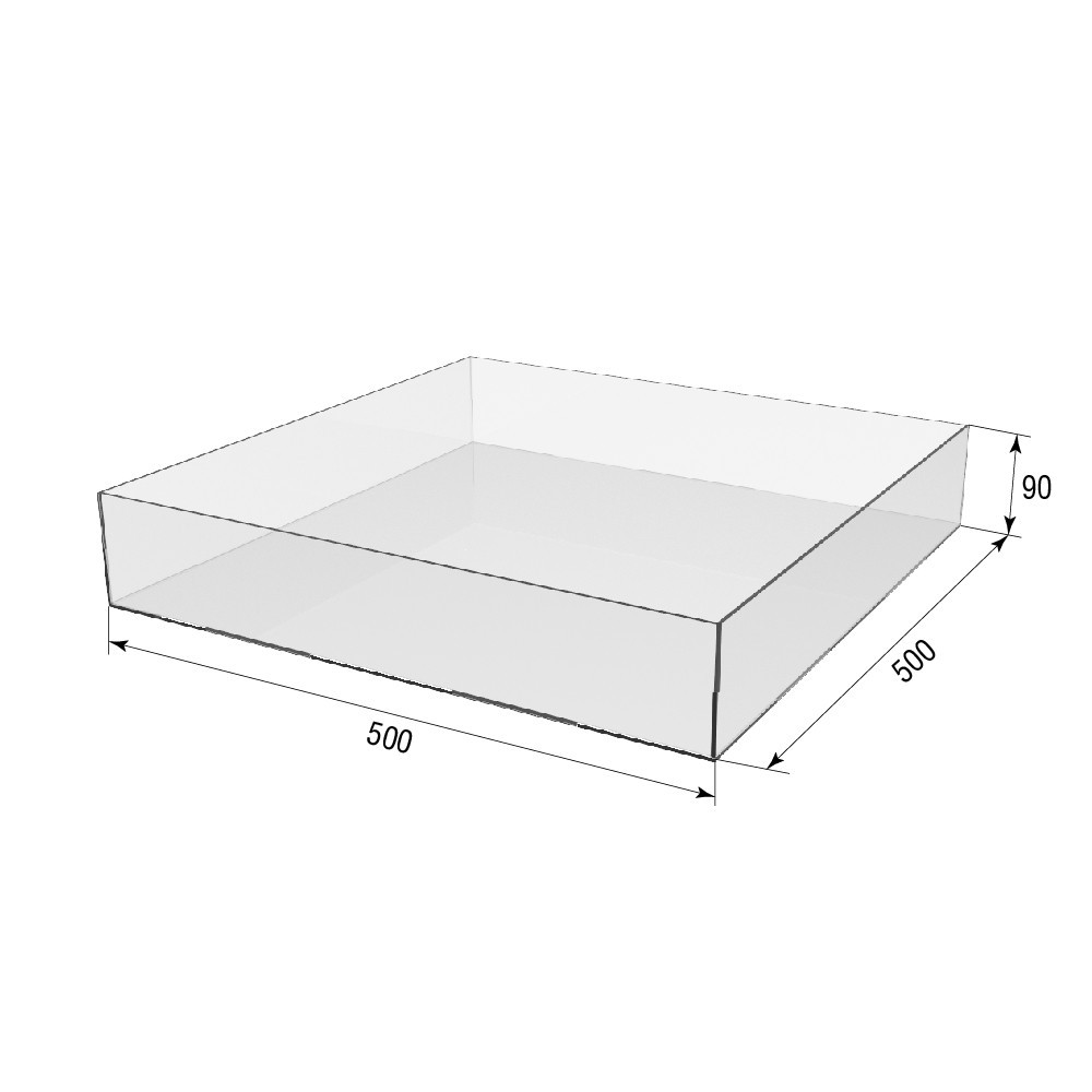 Короб для эбру EKOSTAR 500х500х90 Киев - изображение 3