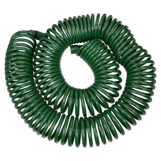 Набір поливальний: шланг спіральний 30 м + пістолет-розпилювач 7-режимний GRAD (5019085) Київ