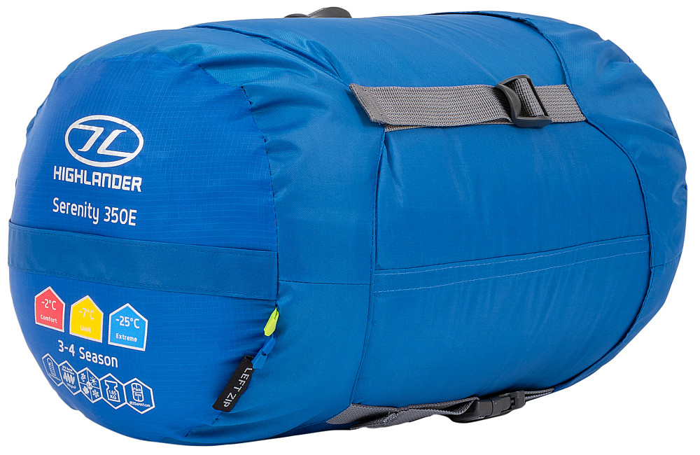 Спальний мішок Highlander Serenity 350 Envelope/-7°C Blue Left (SB238-BL) Київ - фото 7