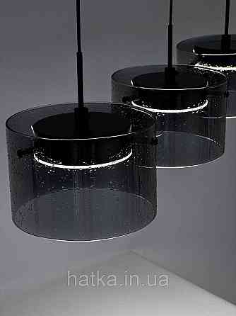 Светодиодный подвесной светильник G 2922/3L 42W Дымчато-черный Киев
