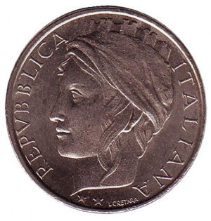 FAO. Монета 100 лір. 1995 рік, Італія. Полтава - фото 1