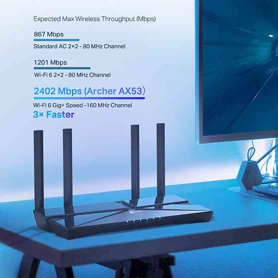 Бездротовий маршрутизатор TP-Link Archer AX53 (6799368) Київ