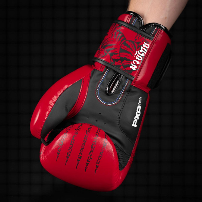 Боксерські рукавиці Phantom Muay Thai Red 12 унцій (капа в подарунок) Кам'янське - фото 10