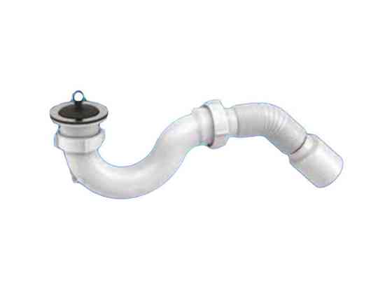 Сифон Д0110 (Душ) L=400 D=50 ТМ SOLO PLAST Киев