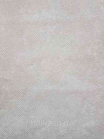 Шпалери метрові вінілові на флізеліні Sintra Structure під штукатурку мазки смужки світло-бежеві з глянцем 448823 Київ
