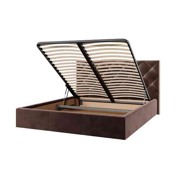 Кровать BristolDesign Lagoon 14 Comfort с нишей для белья 140x190 шоколад Киев
