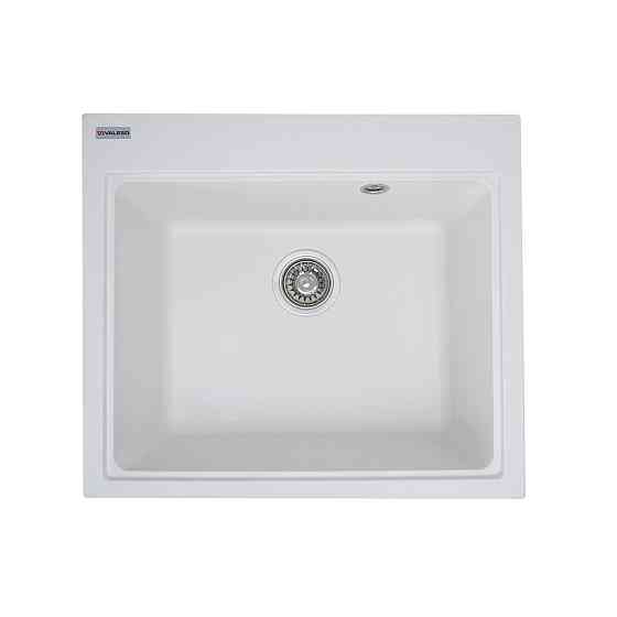 VALESO Мийка гранітна VALESO 5852 VESTA матова Білосніжна Киев