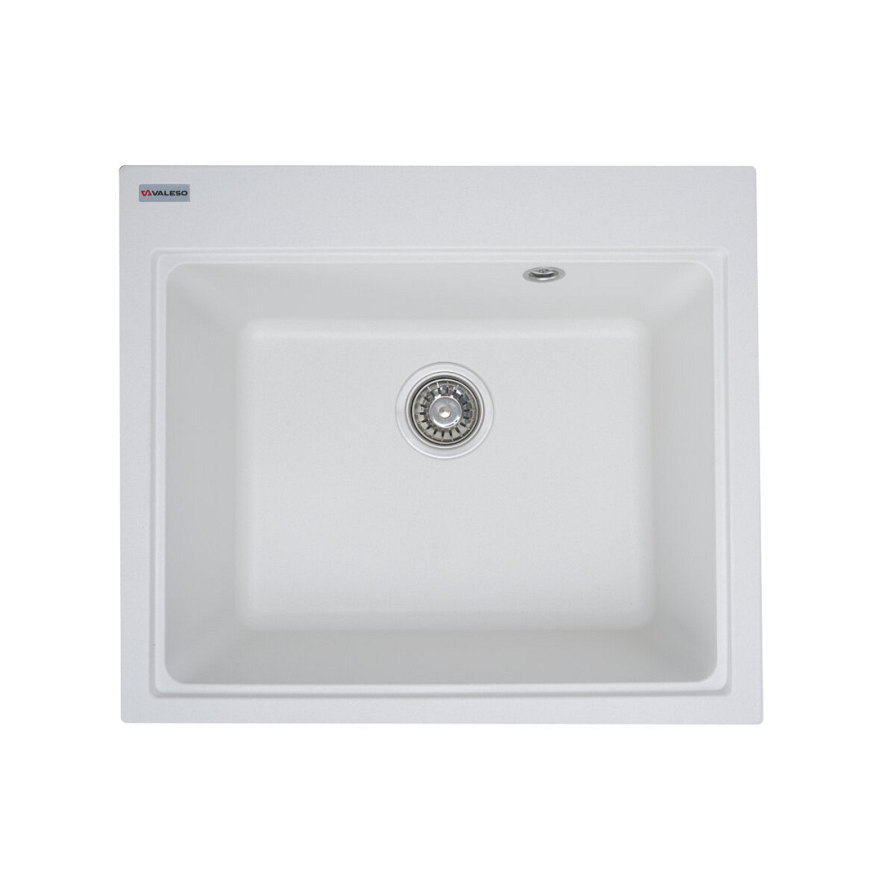 VALESO Мийка гранітна VALESO 5852 VESTA матова Білосніжна Київ - фото 1
