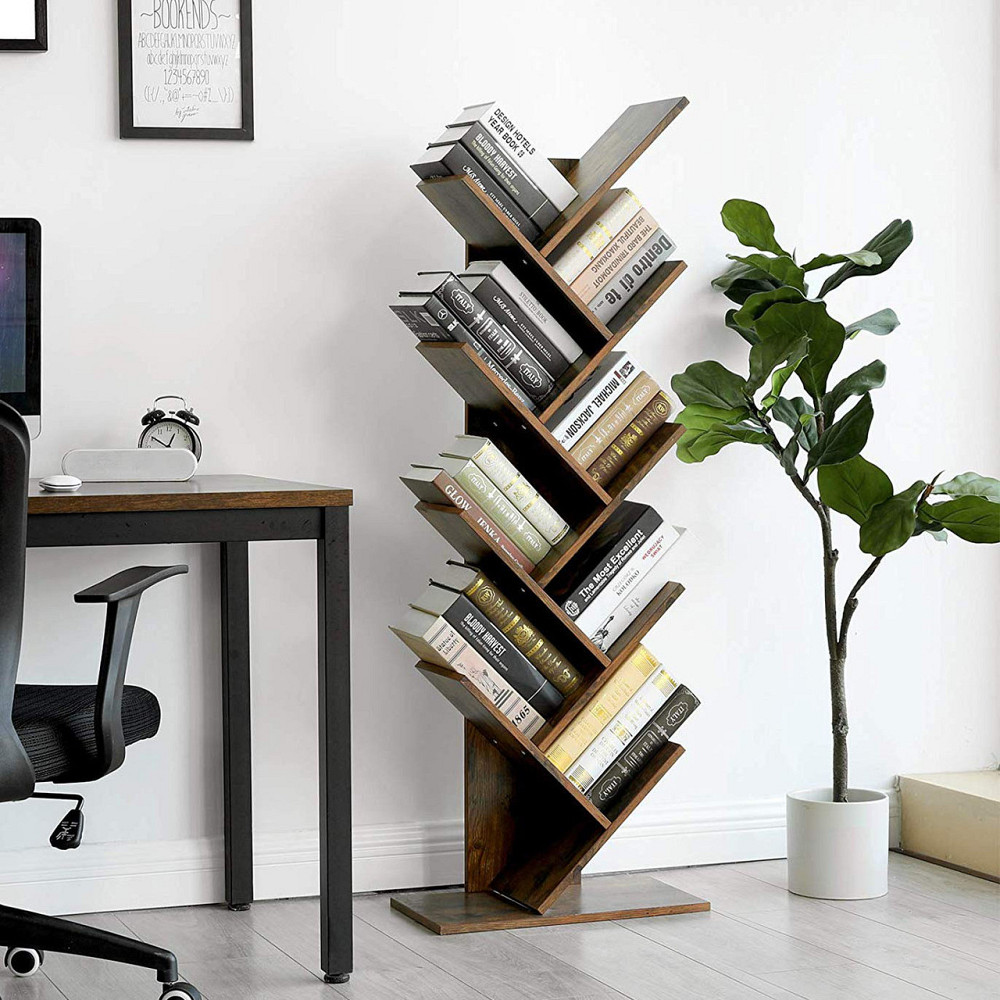 Книжковий стелаж "Муракамі 9" мокко Миколаїв - фото 1