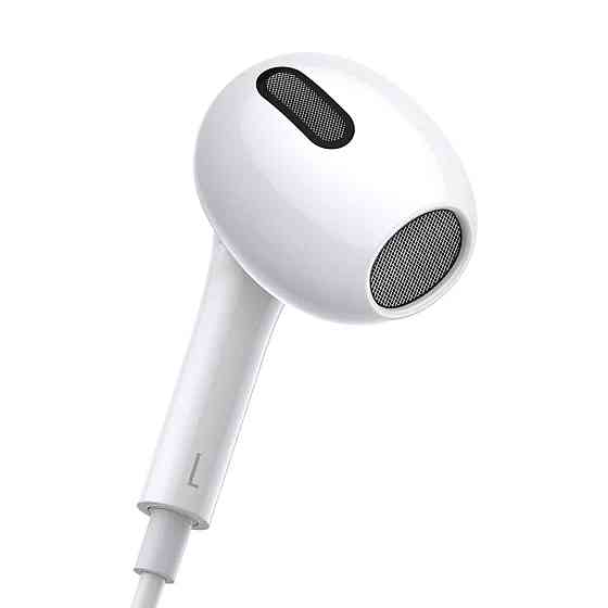 Навушники Baseus Encok 3.5mm lateral in-ear Wired Earphone H17 White Київ
