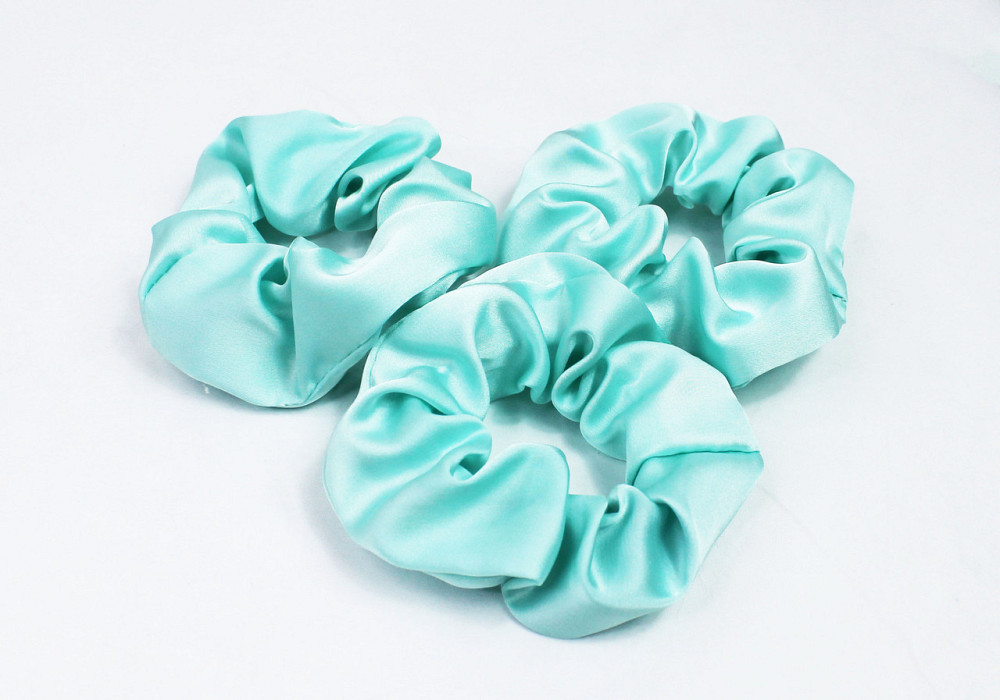 Гумка для волосся атласна М'ятний Харків - фото 3