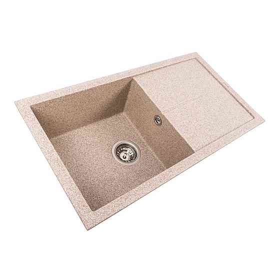 Гранітна мийка для кухні VALESO SOLID 7843 матова Карамель Коломыя