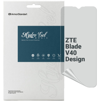 Пленка защитная Armorstandart Matte ZTE Blade V40 Design (ARM68871) Винница - изображение 1