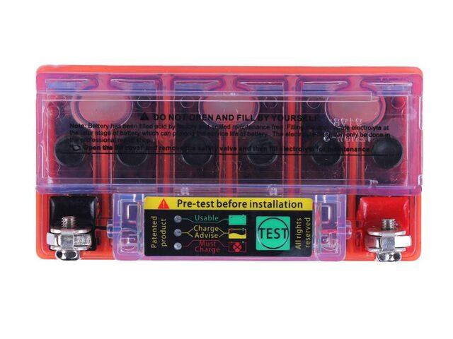 Аккумулятор 12N5L-BS OUTDO гелевый 5АH 120*61*129mm оранжевый (с индикатором) Мукачево - изображение 3