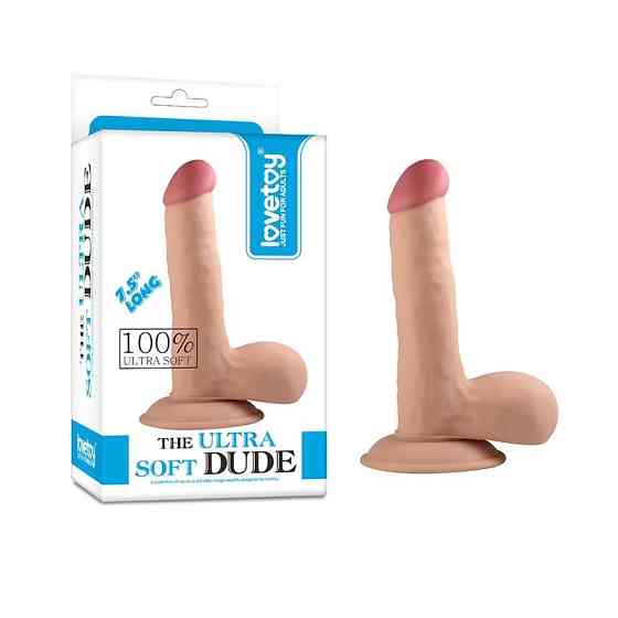 Фалоімітатор 7.5 The Ultra Soft Dude Sex Aura Київ