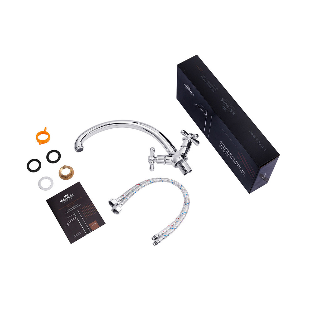 Змішувач для кухні Kroner KRP Royce - C032 Київ - фото 7