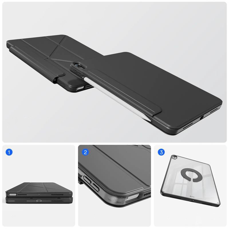 Чохол-книжка BeCover Ultra Slim Origami Flex для Apple iPad Air 13 (2024/2025) Black (712980) ( 13313 ) Харьков - изображение 3