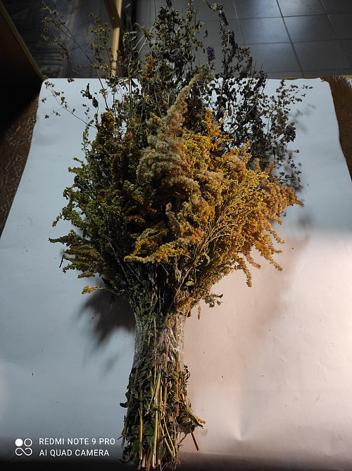 Веник запарочный для бани, ванны, сауны 