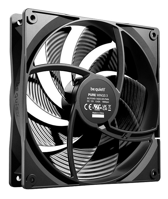 Вентилятор be quiet! Pure Wings 3 140mm PWM High-Speed 3-Pack Black (BL138) ( 21716 ) Харьков - изображение 2