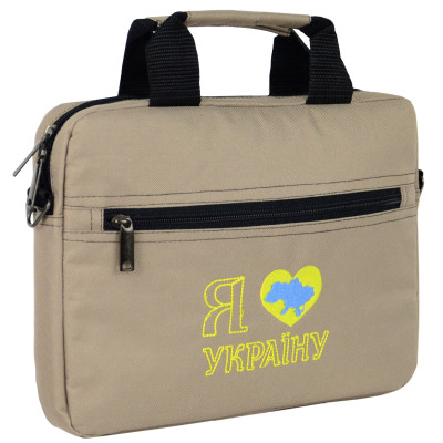 Сумка для ноутбука Porto 12'' PN12 LoveUkraine Beige (PN12LB_LoveUkr) Вінниця - фото 2