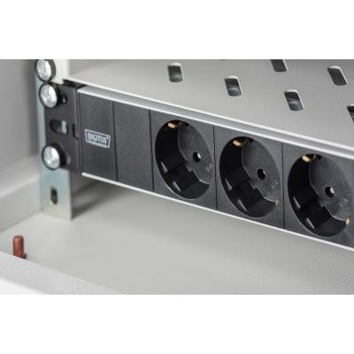 Силовий блок 10&quot; 1U, 16A, 230V 3xSchuko, вилка Schuko Digitus (DN-95411) Вінниця - фото 6