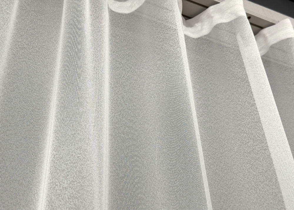 Тюль VR-Textil 1203т Snow Нейлон однотонний Кремовий 300х250 см (43-018) Киев - изображение 8