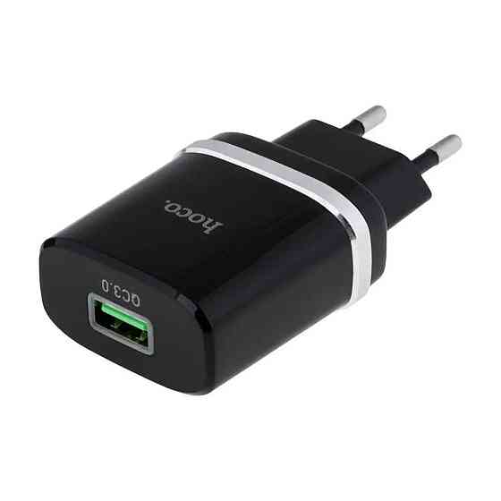Сетевое зарядное устройство HOCO C12Q Smart QC3.0 charger, цвет черный 6931474716255 Одесса