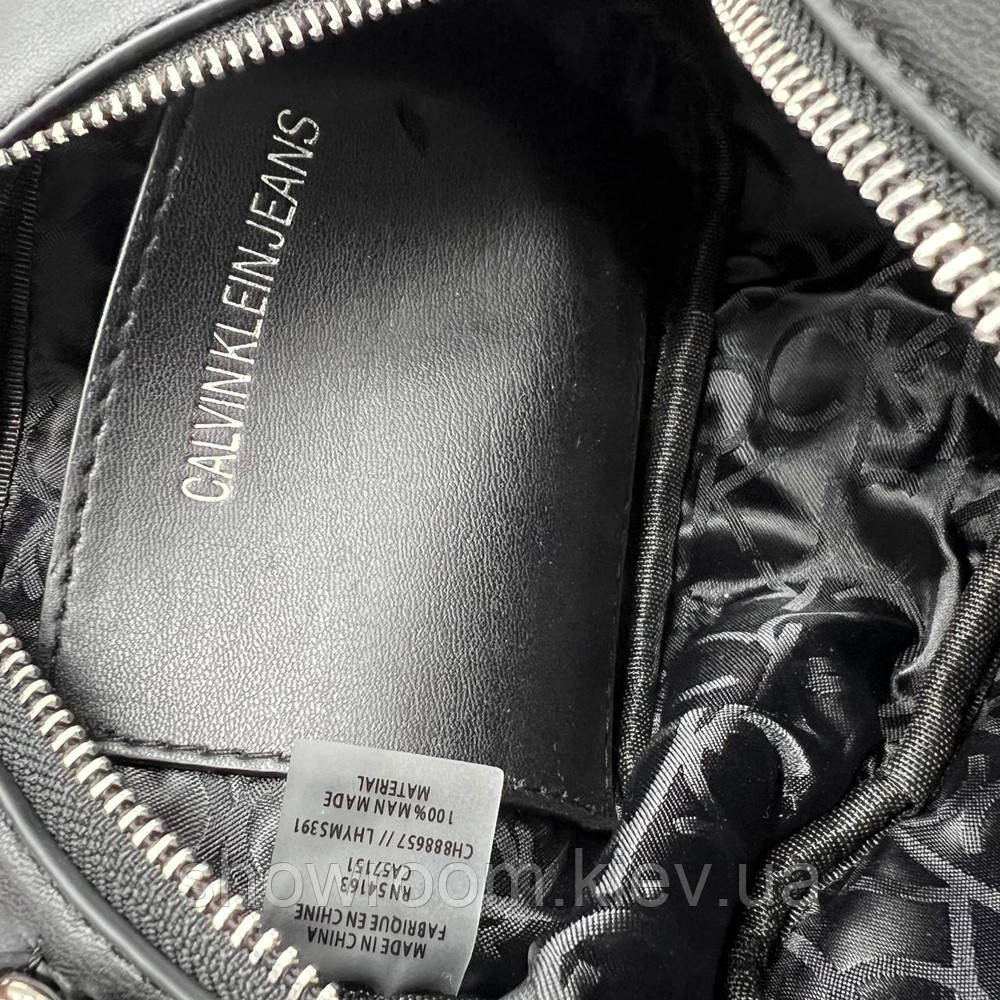 Небольшая женская сумочка на плечо Ck 2866 черная Киев - изображение 6